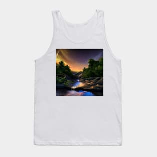 Flowing Water Stairway Tank Top